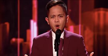 29-year-old Filipino Rodelle Borja returned to the Ireland’s Got Talent stage for a powerful performance of ‘Always On My Mind.’ 

We first met this singer from the Philippines when he auditioned with ‘Can’t Help Falling In Love’ from Elvis Presley. Rodelle explained that he is a nurse living in Dublin. 

He takes care of elderly patients and even sings for them every single day. But speaking doesn’t come easy for this young man. Rodelle told the cameras, “I applied for ‘Ireland’s Got Talent’ mainly because I want to inspire other people, especially all the stutterers around the world since I’m also a stutterer myself.” 

This young man finds comfort in singing and it actually causes him to stutter less. Even when talking becomes difficult, Rodelle can turn to his vocal skills to communicate. His original audition earned tons of praise from the judges. 

Now, Rodelle is competing in the semi-finals and he’s not holding back. Just listen as he belts out the iconic lyrics of ‘Always On My Mind’ from Willie Nelson.

“And maybe I didn't hold you
All those lonely, lonely times
I guess I never told you
I am so happy that you're mine
Little things I should have said and done
I just never took the time
You were always on my mind
You were always on my mind”

When Rodelle hit those high notes, I knew he was meant to be in this competition. What an inspiration to so many around the world to see this man overcome his stutter and continue to live out his dreams.
