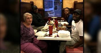 80-year-old Eleanor Baker is giving all the credit to God after He sends this widow to a diner to eat with three complete strangers. 

Eleanor spends a lot of time alone. While she comes from a big family, not a lot of them live near her. So, this widow is used to doing things by herself. 

One night, she decided to dine at a local BBQ joint in Oxford, Alabama. She was sitting at a booth when a young man walked up to her and asked if she would like some company. The young man was Jamario Howard. 

Jamario was at Brad’s Bar-B-Que with his two friends when they spotted Eleanor all alone. He hates seeing someone eat by themselves, so Jamario took it upon himself to walk over and start a conversation. 

Soon, all three of the young men were seated at the booth with Eleanor and they enjoyed the entire meal together. Even after they left, the kind strangers couldn’t stop talking about Eleanor. "When you make that kind of connection with somebody, it's hard to let it go." 

And this 80-year-old knows that God played the biggest hand in this encounter. Eleanor said, "I think it was a God thing. I think God sent me there." She certainly left an impression on these young men and they’ve even remarked that they already feel like one of her grandkids. 

Let’s hope that this relationship continues and others are inspired to step out of their comfort zone and take the time when God leads them. 