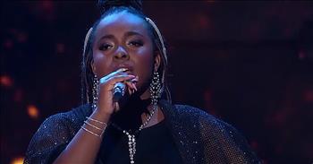 Viral sensation Shayy returns to the American Idol stage for a performance of ‘Rise Up’ with Andra Day. 

When we first met Shayy, she moved the judges to tears with her audition. That’s when she shared her overcomer story with the world. Just one year ago, this high school student started to complain of vision problems. 

As images started to get blurry, Shayy feared that she would need to get glasses. But after a routine trip to the eye doctor, the family realized this was a much more serious issue. Shayy was rushed to the hospital for an MRI and that is when they discovered a tumor in her brain. After surgery, this young woman was declared legally blind. But she never let that slow her down. 

Shayy’s determination to follow her musical dreams brought her all the way to American Idol. This inspiring singer made it all the way to Hollywood before being eliminated. But she remained a favorite among the judges and audience. 

For the season finale, Shayy is back on the American Idol stage for an incredible performance of the song that started it all. As she belts out the words to ‘Rise Up,’ Shayy is joined by the original singer, Andra Day. Together, they perform an awe-inspiring version of this smash hit. 

This teen has so much talent and it is incredible to see her living out her dreams for the whole world to see. Shayy has certainly had an incredible journey already and it is only the beginner for this rising star.
