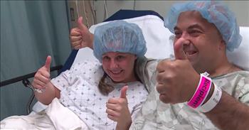 Partners always have each other’s backs. And this is exactly what a retired cop did when she saw that her former partner was in need; she donated her own kidney to him!
 
Megan Ambrose and Stanley Barsch spent their cop careers as each other’s partner, always riding around together on patrol and working side by side, day in and day out. They’re like family to each other. So when Megan heard that Stanley’s kidneys were failing him and only functioning at 10 percent, she knew she had to do something to help.
 
“I just thought he had my back and now it’s my chance to step up and see if I can help him,” said Megan.
 
She got tested and she was a match! She decided she wanted to give Stanley her kidney so he could have his life back. When Megan shared the great news with him, he was overcome with emotion.
 
“You’re a superhero,” Stanley replies. “You’re my superhero.”
 
The friends went to the Medstar Georgetown University Hospital in Washington, D.C. for the operation. Their spouses were there for support. Megan’s husband shared how proud he is of her, and Stanley’s wife expressed how much Megan’s selfless act means for their family.
 
Megan was the first to go into the operating room. Once her kidney was removed, she was taken into recovery. Then Stanley was wheeled into the operating room where the doctor did the intricate procedure of putting Megan’s kidney into his body.
 
The operation was successful and the two are now forever bonded.
 
“You’re stuck with me now,” Megan says to Stanley. “You’re stuck with me for life.”
 
It’s a beautiful thing to have a friend that stays with you through the highs and lows of life, and that is exactly what you see when you look at the friendship that Megan and Stanley have!
