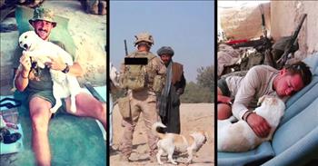 On the battlefields of Afghanistan, a Marine and a stray dog formed the most beautiful and unlikely friendship. And what they have accomplished together since finding each other is inspiring!
 
In 2010, Sergeant Craig Grossi was fighting for our country in a remote and dangerous part of Afghanistan. During the aftermath of one of the battles he fought in, Craig saw a dog hanging out nearby the compound that he was staying at.
 
“I’d be cleaning my gun or getting some water and I’d see him. He’d always make me smile,” explains Craig. “Something in me just told me to go up and approach this little dog. As soon as I got close to him, he started wagging his tail. He was hot, hungry, covered in bugs, and had absolutely no reason to show me any trust or love, but he did it right away. From that moment on, he followed me everywhere that I went.”
 
Craig named the dog Fred and they became the closest of friends. But it wasn’t just Craig who loved having Fred around. The other Marines with him benefited from having Fred nearby as well.
 
“The Marines that I was with, most of these guys have been deployed way more than me, and they have seen their fair share of street dog, but they, too, were not immune to Fred,” Craig says. “Whether it was 5 minuets or 5 seconds, when you spent time with Fred, he just stabilized us. He brought us almost a little piece of home.”
 
When Craig’s time to leave the warzone came, he knew he had to take Fred with him. So, he ended up sneaking Fred into a duffle bag and bringing him on a helicopter with him on his ride back to base! Then he sent Fred to the U.S. to live with his family for four months until he was able to return to American soil.
 
Adjusting to civilian life had some difficulties for Craig, and he found himself very unhappy with his life after coming back from war. But just like Fred helped Craig while he was in Afghanistan, he also came to his rescue when he was working in Washington, D.C.
 
“I started walking Fred around D.C. and little by little I started sharing our story with people at the dog park, people on the streets of D.C. when I lived in the city,” Craig shares. “The more I told it to people, the more I realized I loved telling it, and the more I realized people love hearing it.”
 
He soon turned his verbal stories into written ones, which soon became a book titled ‘Craig & Fred: A Marine, A Stray Dog, and How They Rescued Each Other'.
 
“The more I wrote, the better I felt,” explains Craig. “I realized it was kind of my duty to share this story, because there are so many ways that it could have gone really wrong for both of us, and the fact that it didn’t, it’s kind of our place to do our part to share it.”
 
Craig and Fred also tour around the country now, sharing the amazing story of their friendship at schools, libraries, and events. And they are doing such a great job at encouraging and inspiring others and remind people that “we can always dig deep and find a reason to wag our tails.”
