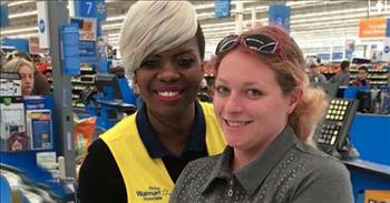 On a regular trip to the grocery store, one family got half of their groceries paid for after God led a Walmart cashier to cover some of their total.
 
“She swiped her card and I happened to look, and she took $100 off my total,” explains Ashley Jordan after Sharnique Dasant came around the cashier counter and used her own credit card to help pay for Ashley’s groceries. It was something that Ashely never would have expected to happen to her.
 
Most people wouldn’t use $100 of their own money to help out a family that they have never met, but Sharnique says that is was the voice of God that led her to swipe her card. Ashley was shocked by the kind gesture and immediately tried to pay her back.
 
“I tried handing her the money,” explains Ashley. “And she was like no, ‘Let me give you $100, I just have to give you $100.’”
 
The mother of three was so grateful for Sharnique’s act of kindness and said that her gesture took some pressure off her shoulders. She hopes to be able to help out a stranger, just like Sharnique did, one day in the future.
 
“I plan to pay it forward in the future, any way that I possibly can to help somebody,” says Ashley. “Because the feeling that I felt when she did that was overwhelming.”
 
Because of Sharnique’s obedience, she was able to feel closer to God and learn how to discern how the Holy Spirit is leading her in her actions. And because of Sharnique’s act of kindness, Ashley was able to have an increased sense of God’s faithfulness. What a beautiful reminder for us to listen to when God is speaking to us, and to always have our eyes open to when we can be a blessing to those around us.
