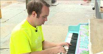 A young man with autism is showcasing his piano skills in a unique way every single day.

 Brad Minnig lives in Mountville, Pennsylvania. Since he was just a young boy, Brad has loved playing the piano. "When I found that piano, I just started playing. Mom was shocked because she said, 'My son never played piano!'" 

But Brad doesn’t just play this beautiful instrument, he composes his own music too. Bard has a unique ability to create music on the spot. He lets his mind and emotions move through his fingers and onto the keys. Many people call this talent a true gift. Piano has truly been a life-changing discovery for the young man. 

As a victim of bullying, Brad used piano as a means of escape and way to show others that nothing could hold him back. "I was a victim of bullying. People -- teachers, professionals, students -- they didn't understand autism. They thought I was never going to graduate high school." 

Now, Brad is an accomplished musician with 19 albums and hundreds of songs and he’s sharing those sounds with his community. Each summer, Music For Everyone places public pianos all across Lancaster, Pennsylvania. 

Matt has made it his mission to get out every single day and play the piano for strangers passing by. It’s always a new sound and it’s always a heartwarming experience. Matt’s inspiring story truly showcases that a disability does not hold anyone back. "I'm tired of people saying, 'You can't do something', and put a label on you.” 