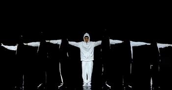 Talented dance crew Art Gee earned the golden buzzer on Spain’s Got Talent with their optical illusion act. 

The men stepped onto the stage wearing dramatic outfits. One side of their body was clad in white while the other side was clothed in black apparel. 

When the lights first when down and the men took their spot, we weren’t sure what their routine would be but it wasn’t long before we found ourselves in awe. 

When the music started and they began to walk and move around the stage, it was an instant hit. The dancers start to perform for complicated moves and the real imagery of the performance is seen. 

As they jump, skip and flip we can barely figure out which leg goes with which person. This optical illusion makes it look like there is another set of dancers or that the men are floating in mid-air. I’m sure that this routine took so much time and effort to perfect. 

It truly requires so much attention to detail and making sure that the costume are just right. The audience was cheering for Art Gee and the judges were on their feet too. 

And just when I thought the audition was all over, the judges all joined hands and pressed the golden buzzer for the unique dance crew. Now, they automatically move on to the next round. 

What a crazy routine! These incredible talented men obviously chose the right creative routine for their talent at this worldwide entertainment competition!