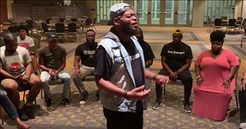 Christian musician Trey McLaughlin and The Sounds Of Zamar perform a moving rendition of the Elevation Worship hit ‘O Come To The Altar.’ 

From a very young age, Trey has had a passion for singing and performing. Growing up, he would sing at school and in church choirs. 

Eventually, he put together an inspiring gospel group called Trey McLaughlin & the Sounds Of Zamar. Today, this talented group is belting out the words to a powerful gospel song about healing through God. 

“Are you hurting and broken within? 
Overwhelmed by the weight of your sin? 
Jesus is calling 
Have you come to the end of yourself 
Do you thirst for a drink from the well? 
Jesus is calling” 

When Elevation Worship released ‘O Come To The Altar’ in 2017, it became an instant hit. In fact, it reached number two on the Christian Billboard charts and was certified platinum. 

In just a few short years, this worship song has become a favorite for worship leaders during church services. The meaningful lyrics remind us all that there is love and forgiveness with God.

“O come to the altar 
The Father's arms are open wide 
Forgiveness was bought with 
The precious blood of Jesus Christ” 

Jesus Christ is the true focus of our worship. When we put our faith and trust in Him, there is no obstacle that we cannot overcome. 

Bring your troubles and worries to the altar and let His Holy Word guide our paths. This song is the perfect way to give praise to His name. 
