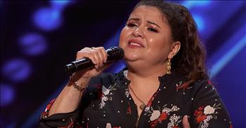 47-year-old Olivia Calderon dazzled the judges with her Spanish rendition of Frank Sinatra’s classic ‘My Way.’ 

Olivia has always had a love of singing. She even received a degree in vocal performance. But when her dad became ill, she decided that family was more important than a career in entertainment. “I decided to put my dream on hold to help take care of my dad.” 

For the past 21 years, Olivia has worked in the corrections field, most recently as a detention officer. “Being a detention officer, it’s not easy. An inmate will call you every name in the book and you have to just stand there with thick skin. Singing is how I just de-stress from the stress of work.” 

Now, she’s finally ready to follow her dreams and sing on the big stage of America’s Got Talent. Just listen as she performs ‘Mi Manera’ which is the Spanish rendition of ‘My Way’ from Frank Sinatra. 

It’s obvious that Olivia has an incredible voice and she hits every single note perfectly. After the performance, three of the judges were in awe of Olivia’s big vocals. 

Even though Howie Mandel stated that the performance wasn’t his ‘cup of tea’ the other judges were able to see and hear the beauty radiating from Olivia. Simon Cowell said, “I’ll tell you what I like about you. You have drama about you when you perform and I love that. I’d love to be the first person to say ‘yes.’” 

And that’s exactly what he did. Olivia earned enough votes from the judges to move on to the next round of competition and, now, she can continue chasing her dream. 