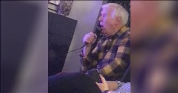 One 70-year-old grandpa nails this opera rendition of ‘Nessun Dorma’ during a karaoke session. 

This famous song is featured in the final act of Giacomo Puccini's opera Turandot. Over the years, it has become a notable opera staple spurning covers from countless artists in all different genres of music. 

But it wasn’t until Luciano Pavarotti's 1972 recording of the song that it became a pop culture phenomenon. ‘Nessun Dorma’ also became a common tune used during sports events such as European football and soccer. Translated to English, the lyrics go like this:

“None shall sleep! None shall sleep! 
Not even you, oh Princess, 
in your cold bedroom, 
watching the stars 
that tremble with love and with hope!” 

This opera tune is not an easy song to sing. But when this grandpa decides to try his hand at karaoke, he had no problem belting out these iconic lyrics. 

Just watch as he sits in the living room surrounded by family and friends with the microphone in hand. Grandpa hits those high notes flawlessly and never misses a beat. In fact, he’s making it look downright easy. 

And when he gets to that big ending, I was in complete awe over this karaoke performance. I don’t know about you, but I definitely was not expecting that bold opera voice to come out of this elderly man. 

This just goes to show that you should never judge a book by the cover. What did you think of this grandpa’s performance of the opera classic ‘Nessun Dorman?’ 
