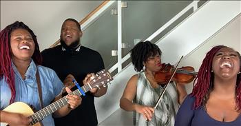 The talented trio of RESOUND team up with Daneyelle Elder for an acoustic rendition of ‘I Hope You Dance.’ LeeAnn Womack released this touching song in 2000. 

It quickly reached number one on multiple Billboard charts and even won the Grammy Award for Best Country Song. The powerful lyrics have spurred countless covers and served as an anthem for hope.

“I hope you still feel small when you stand beside the ocean
Whenever one door closes I hope one more opens
Promise me that you'll give faith a fighting chance
And when you get the choice to sit it out or dance
I hope you dance
I hope you dance”

After the success of ‘I Hope You Dance’ LeeAnn told Billboard, "When a song really connects with so many people, it's because they felt something when they heard it. This song makes you think about and feel for the people you really love in your life. Who doesn't have someone like that in their life.” 

Today, the trio of RESOUND is putting their own spin on this classic with the help of their friend Daneyelle Elder. The beautiful blending of these vocals makes you feel the weight of every single word. 

“I hope you never fear those mountains in the distance
Never settle for the path of least resistance
Livin' might mean takin' chances, but they're worth takin'
Lovin' might be a mistake, but it's worth makin'”

On their YouTube page, RESOUND remarked on their cover. “We hope you enjoy our arrangement of this BEAUTIFUL song. Life can be tough sometimes, but we hope that in times of trouble you'll find a way to make the best of it. Always remember to be grateful. And when you get the choice to "sit it out" or dance, DANCE!”
