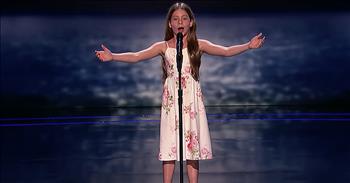 10-year-old opera voice Emanne Beasha belts out a classic tune to earn the golden buzzer from guest judge Jay Leno. 

We first met Emanna earlier this season on America’s Got Talent. She impressed the judges with her big voice and bold performance of the opera classic ‘Nessun Dorma.’ 

This Florida native was full of nerves as she stepped onto the America’s Got Talent stage to audition. But her positive personality easily won over the judges and crowd. 

Today, she’s back for another performance that is even better than the last. Just listen as Emanne belts out the incredible words to ‘Caruso.’ With her lucky unicorn by her side, this young talent brought the audience to their feet. 

After the rousing performance, the judges were full of praise for this pre-teen. Howie Mandel said, “You’re only ten years old and we are seeing acts come out here and they’re sweating and they’re not performing to par. They’re not stepping it up and they’re double your age. And then you come out here and you show them how it’s done.” 

But it was guest judge Jay Leno who was truly moved by the young girl. He said, “I feel like I’m a witness to something extremely special. At some point in my career people say ‘What do you remember most?’ I remember hitting the golden buzzer.” 

That’s when he leaned over and hit the coveted golden buzzer sending Emanne straight through to the live shows. Now, this 10-year-old will continue to compete for the winner’s title and she’s definitely a serious contender. 