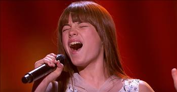 13-year-old Charlotte Summers returns to the America’s Got Talent stage with a rousing performance of ‘You Don’t Own Me.’ 

We first met this teen talent when she auditioned with the classic song ‘I Put A Spell On You.’ That’s when we learned that this Spanish singer has been performing since she was just five years old. And she’s living out one of her biggest dreams by stepping onto the AGT stage. After a standing ovation, Charlotte easily moved on to the next round. 

Now, she’s performance another classic hit with Lesley Gore’s rendition of ‘You Don’t Own Me.’

"And don't tell me what to do
Don't tell me what to say
And please, when I go out with you
Don't put me on display”

This song was originally recorded by Lesley in 1963. She was just 17 years old at the time. This 60s song was even inducted into the Hall Of Fame. Now, young Charlotte is putting her own spin on the song and it’s absolutely incredible. 

“You don't own me
Don't try to change me in any way
You don't own me
Don't tie me down 'cause I'd never stay”

After the performance, judge Simon Cowell said, “We asked all these earlier acts why they’re so nervous. Now I understand because they’ve heard you.” One after another, each judge gave Charlotte a raving review. 

We’ve definitely got a serious contender on our hands. Do you think that Charlotte has what it takes to become the America’s Got Talent champion?
