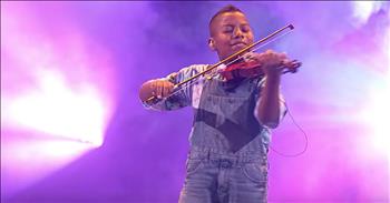 11-year-old violinist Tyler Butler-Figueroa returns to the America’s Got Talent stage with an energetic performance of ‘Don’t You Worry Child’ from Swedish House Mafia. 

The whole world fell in love with Tyler after his moving audition. We learned that Tyler started to play the violin at age 7, after nearly losing his life to cancer. 

His treatments caused him to lose his hair and become a target for bullies. But music, and the violin, gave Tyler an outlet and he started to come out of his shell. 

His performance of ‘Stronger’ from Kelly Clarkson led judge Simon Cowell to press the golden buzzer, sending Tyler straight through to the live shows. Now, this inspiring young man is back with another violin cover that has the whole crowd cheering. 

From the moment the music starts, Tyler is all smiles as he takes over the stage. Just listen as he plays the violin to this popular dance hit.

“Up on the hill across the blue lake
That's where I had my first heart break 
I still remember how it all changed 
My father said
Don't you worry, don't you worry child
See Heaven's got a plan for you
Don't you worry, don't you worry now, yeah”

What a blessing to see that Tyler is now healthy and using his musical talents to bring joy to others. This young man is a true inspiration and I hope that we see more of his music in the future. What do you think of this teen violinist?
