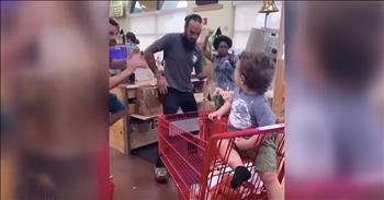 A heartwarming moment was captured on camera when staff members at a Florida Trader Joe’s store helped a mom calm a crying toddler. 

All parents know that shopping with children can be a challenge. Between juggling their needs and your shopping list, everyone breathes a sigh of relief once they finally reach the checkout. 

But just as Alexandra Seba thought her grocery trip was over, the terrifying toddler meltdown occurred. We’ve all experienced or witnessed at least one of these breakdowns before. 

While this is a normal part of childhood, it always puts stress on the parent, especially when they’re out in public. That’s why the sweet reaction from these Trader Joe’s employees is going viral. 

Mom Alexandra told Motherly, "My baby Julian was having a tantrum because he wanted to push the big kid shopping cart. Tori (Trader Joe's employee) started singing and a couple other workers chimed in to calm down Julian. Moms NEED to shop somewhere where the staff is kind to their kids and engages them, from giving them animal crackers to helping moms when their baby throws a full blown tantrum." 

This video clip shows the workers surrounding Julian while they sing and dance. The baby is so entranced by the energetic employees that he immediately stops crying. 

As parents and grandparents, we can all appreciate the kindness and empathy displayed by these Trader Joe’s employees. It just goes to show that you never know how your simple actions can greatly effect someone else’s day. 