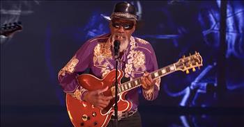Blind veteran Robert Finley returns to the America’s Got Talent stage with a stunning original song titled, ‘Age Don’t Mean A Thing.’ 

When we first met Robert, he was making an impression during his initial audition. He performed with an upbeat original tune but it was his backstory that truly won over America. 

Robert shared with the crowd that his love of music started at a very young age. When he was 19, Robert served in the Vietnam War. 

After returning home, he decided to start a family and took a job as a carpenter to support them. But Robert never lost his passion for music and continued to play. 

About four years ago, while getting an eye exam, Robert discovered that he had glaucoma. Now, he is almost completely blind in both eyes but he’s determined to follow his dream. 

Week after week, this incredible musician has brought us talented original songs and touching performances. Today, he’s competing in the semi-finals with another original tune called ‘Age Don’t Mean A Thing.’

“Age, that don't mean a thing, no baby
I'm qualified to be your man, yes I am baby
And I'm not too hard to understand
And I'll always do the best I can
But age don't mean a thing”

These lyrics are the perfect words for Robert. Even at the age of 65, Robert isn’t letting anything stand in his way of playing music for the world. What an incredible journey for this inspiring artist on America’s Got Talent. 

