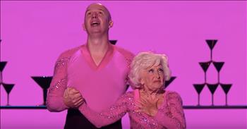Salsa dancers Paddy and Nicko return to the Britain’s Got Talent stage for a routine that left everyone is awe. 

We first met this unlikely duo when the competed on Britain’s Got Talent back in 2014. At the time, Paddy was 80 and she made quite the splash as an energetic salsa dancer with her younger partner, Nicko. The entertaining pair finished in ninth place and caught the attention of the world. 

We learned that after Paddy’s husband died, she decided to take up dancing lessons. That’s where she met her teacher, a now partner, Nicko. 

Today, Paddy is 85-years-old and she is currently the Guinness World Record holder for the 'Oldest Acrobatic Salsa Dancer.’ But age doesn’t mean a thing and Paddy and Nicko are out to prove that once again. 

They are back on the stage that started it all as contestants on Britain’s Got Talent: The Champions. This special format features 45 competitors from all of the Got Talent franchises. 

For six weeks, these all-stars will battle it out to see who will be crowned the ultimate champion. The list of contenders includes past winners, finalists and fan-favorites. 

After the toe-tapping performance, judge David Williams couldn’t contain his joy. “This is one of the most joyous, most beautiful, most life-affirming acts we’ve ever had on Britain’s Got Talent. So let’s not mess about. Let’s do this for everybody here.” 

That’s when he stood up and pressed the coveted golden buzzer for the beloved couple. What an incredible moment for this inspiring duo!