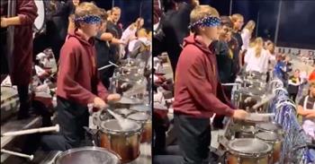 In this fun video, a high schooler on the drum line plays his drum cadence blindfolded. What an impressive sight to see!
 
The young man who is blindfolded in the video is Kobe Miller, and it is clear to see that he has put in the time and effort necessary to perform this amazing talent. Without using his eyes, Kobe relies on his muscle memory to play all the right beats for his drum performance. Playing his drums without looking appears to be second nature to him, almost like he does it out of habit. It takes discipline and determination to get to where he is with his talent. Good for him for working hard at something he is passionate about!
 
Discipline is something that doesn’t just help when you are trying to master a talent, it helps in all avenues of life. When you are disciplined, you are able to form habits and practices in your life that can add value in many ways, whether it be physical, emotional, or spiritual.
 
Habits that can get us into the Bible and prayer daily and keep us deeply connected in the body of Christ are spiritual life-savers.
 
Hebrews 10:24-25
“And let us consider how to stir up one another to love and good works, not neglecting to meet together, as is the habit of some, but encouraging one another, and all the more as you see the Day drawing near.”
 
Like it says in this verse in Hebrews, it is a habit of some to neglect meeting together for corporate worship. But as followers of Jesus, we need to be connected to the body of believers and make church a priority. It may take discipline to make it regularly to service on Sundays, but soon it will become habitual and greatly add to your spiritual growth.
 
In what areas of your life do you need to form better habits? Just like Kobe’s impressive drum playing, all it takes is some time and discipline, and soon you will see the fruits of your hard work!
