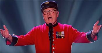Winner of Britain’s Got Talent, Colin Thackery, returns to the stage for a dazzling performance of ‘Supermarket Flowers’ by Ed Sheeran. 

We first met Colin when he auditioned for the thirteenth season of Britain’s Got Talent. At 89-years-old, he was much older than most of the contestant but his heart is as young as ever. 

Colin shared the heartfelt story of the love and loss of his wife, Joan. It was just two weeks after his wedding to Joan that he was sent to Korea. Colin served in the 45th Regiment of the Royal Artillery and nearly died while he was fighting in Korea. 

Sadly, in 2016, Colin was forced to say goodbye to his love when she died in his arms. His initial audition was full of emotion as he belted out the words to Bette Midler’s ‘Wind Beneath My Wings.’

Week after week, Colin brought emotion and talent to each of his performances. Finally, he was crowned the winner and now holds the title of oldest winner of Britain’s Got Talent. 

Today, Colin is back on the stage that started it all as a contestant on Britain’s Got Talent: The Champions. This special format features 45 competitors from all of the Got Talent franchises. 

For six weeks, these all-stars will battle it out to see who will be crowned the ultimate champion. The list of contenders includes past winners, finalists and fan-favorites.

 Before the performance, Colin and Joan’s love story plays on the screen behind him. Then, he begins to belt out the words to ‘Supermarket Flowers’ from pop artist Ed Sheeran. 

This song for his beloved wife earned a standing ovation. What a beautiful performance!