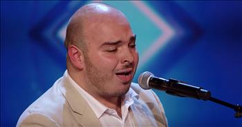 22-year-old blind pianist Paul Kapeleris earned the coveted golden buzzer with his stunning performance of ‘Rise Up’ on Australia’s Got Talent. 

Paul won over our hearts before he ever stepped on stage. We learned that this young man suffers from a rare eye disorder called Leber congenital amaurosis. This leaves him with just five percent vision and he is also partially deaf. 

But none of this is stopping Paul from living his dream and performing on the big stage of Australia’s Got Talent. Lead by his mother, Paul brought some of the judges to tears with his rendition of ‘Rise Up.’

“You're broken down and tired
Of living life on a merry go round
And you can't find the fighter
But I see it in you so we gonna walk it out
And move mountains
We gonna walk it out
And move mountains”

As he sits at the piano, all of the emotions start to flow. Paul’s big voice came as quite a surprise for the judges and crowd. But as he belted out the words, it was obvious that Paul was a rare talent. 

“And I'll rise up
I'll rise like the day
I'll rise up
I'll rise unafraid
I'll rise up
And I'll do it a thousand times again”

After his performance, judge Lucy Durack was moved to press her golden buzzer. But, despite the standing ovation and confetti raining down, Paul had no idea what had just happened. 

It wasn’t until his mother ran onto the stage that the young man realized that he would be moving on in the competition. What an incredible moment!
