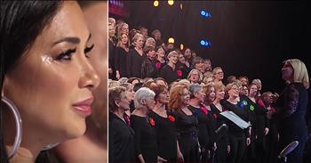 A women’s choir from Australia brought the judges to tears with their emotional performance on Australia’s Got Talent. 

From the moment they stepped onto the stage, Hummingsong Choir left the judges in awe. This a cappella choir is currently home to more than 450 members from six different locations. 

To join the choir, you don’t even have to audition. The founder of the organization believes in a community for women so deeply that no one will be turned away. 

On their website, the group is described beautifully. “All of our Hummingsong choirs, are community choirs and we never forget that word – community – is also the most important. We make the best music that we can, but always make sure that we are having fun and enjoying one another’s company more than anything else.” 

Today, they are standing in front of the judges on Australia’s Got Talent to spread their message of community and also raise awareness for victims of domestic violence. Their performance of Keane’s ‘Somewhere Only We Know’ was so powerful that it left judges Shane and Nicole wiping away the tears. 

“And if you have a minute, why don't we go
Talk about it somewhere only we know?
This could be the end of everything
So why don't we go
Somewhere only we know?”

These women are truly an inspiration to so many and their organization continues to raise money for women and children in need. Not only are they talented vocalists but each one of these women has a heart of gold. 

What an incredible moment!
