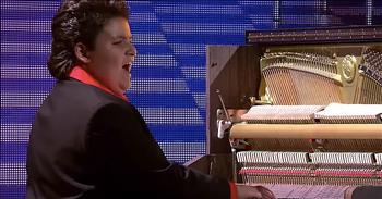 This 11-year-old child piano prodigy is making waves all across the Internet with his unique style and sound. 

Music is a special form of art that connect people of all different backgrounds. No matter who you are, you can find a piece of music that speaks to your heart. And the gift of sharing music is such a wonderful blessing. 

While some of us learn to play musical instruments, others seem to be born with the skill. That’s definitely the case for Louis Rebeiro. This pre-teen is a self-taught piano player. 

Louis had only been playing the piano for a few years when his mother filmed his at a local market playing music for the public. Once the video was posted online, it quickly went viral. Louis’ incredible talent and rock and roll style won over the hearts of the world. 

Today, he’s appearing on Little Big Shots for a chance to showcase his skills and share his ‘old-school’ personality. Everyone in the crowd was in awe of this young talent and his toe-tapping performance. 

Not only is he extremely skilled for a teen piano player, but he can also play by barely even looking at music or the keys. And Louis’s contagious personality really makes this young boy a delight to watch. 

This 11-year-old has so much confidence and I loved hearing him play the classic rock music that I grew up with! This is definitely how the piece is supposed to sound. 

Who else is clapping along to this future superstar? 