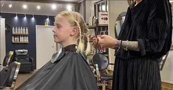 This bullied boy with long hair was keeping a sweet secret and it’s touching everyone’s heart. 

For months, 9-year-old Kit Porritt refused to cut his hair. Even his mother had no idea why the young boy did not want to trim his locks. 

His long, blonde hair led to many questionable stares with some people even thinking that Kit was a girl. In fact, at one point, a modeling agency approached Kit when they were looking for fresh, new girl faces. 

The young boy became the target of bullies in the schoolyard but the entire time, he stood firm and let his hair continue to grow. Finally, 18 months later, Kit revealed that he had made a secret pledge to help The Little Princess Trust. 

This incredible organization makes wigs for children that have underwent cancer treatment. They rely on the donations of real hair to fashion the wigs. For a year and a half, Kit had been growing his hair so that he would qualify to donate. 

This incredible moment at the salon shows Kit sitting in the stylist’s chair as she starts to cut away his long locks. With a huge smile on his face, Kit watches as she takes inches off of his blonde hair. 

After his story was posted online, it quickly went viral. Many were touched by the young boy’s selfless heart and his amazing strength and determination. 

Despite the obstacles, Kit made a vowel to himself and was able to donate to The Little Princess Trust. What an inspiring boy!