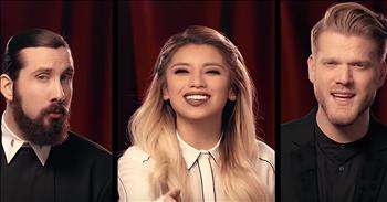 Our favorite a cappella ensemble is back with a special rendition of ‘O Come All Ye Faithful’ that is sure to get you in the Christmas spirit. Just listen as the talented voices of Pentatonix give this classic hymn an incredible a cappella makeover. 

‘O come, all ye faithful 
Joyful and triumphant 
O come ye, o come ye to Bethlehem 
Come and behold Him 
Born the King of Angels!’ 

‘O Come All Ye Faithful’ is one of those Christmas songs that always reminds us of the real reason for the season. Multiple different authors are credited with creating this special carol. But it’s the lyrics written by Frederick Oakeley in 1841 that many of us know and love today. 

Today, the amazing vocalists from Pentatonix are belting out these beloved lyrics. We first met Pentatonix back in 2011 when they competed on the third season of ‘The Sing Off.’ After winning the entire competition, the group was propelled into stardom and has since become a household name. 

Their viral covers of songs such as ‘The Sound Of Silence’ and ‘Mary Did You Know’ have garnered millions of views online. Now, they are taking on another Christmas favorite and it’s absolutely stunning.

'O come, let us adore Him 
O come, let us adore Him 
Christ the Lord’ 

There is no doubt that the members of Pentatonix are talented artists. And to hear them perform this hymn completely a cappella is so impressive. There are no instruments or backing tracks. 

Everything we hear comes directly from the performer’s mouth. What an amazing rendition of this classic hymn.
