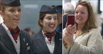 Passengers arriving to London Heathrow airport when in for a Christmas surprise when this airline choir burst into song. 

Christmas time is all about spending time with our loved ones to celebrate the birth of our Savior. But for many of us, in order to see our family and friends, we must travel. 

This means that the holiday season can be a very busy time for transportation hubs such as airports. To help alleviate some of the stress, one airline described to give their passengers a well-deserved Christmas treat. British Airways is known for their viral videos such as a flash mob on a plane and impromptu ballet performance. 

Today, the airline has gathered some of their most talented crew members to surprise guests. As they departed from the plane and went to gather their belongings at baggage claim, one flight attendant started to sing ‘Deck The Halls.’ 

Then, one by one, more and more airline employees gathered in on the special serenade. But wait, this was not just any ordinary rendition of ‘Deck The Halls.’ This was an original version with lyrics created just for these unsuspecting travelers. 

From warm holiday wishes to safe travels, the lyrics are custom to the grateful audience. As the choir belts out the words, you can see smiles spread across everyone’s face. 

Phones are out to record the memories and the crowd even erupts into cheers at the end. This was such a perfect way to spread some Christmas cheer as people travel for the holidays. 

Who else was grinning along with this incredible choir?
