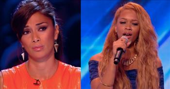 During an audition on The X Factor, a 16-year-old freezes up while singing a Whitney Houston ballad. But she regains her confidence and returns to sing the song while impressing the judges and audience.
 
Before the audition starts, Tamera Foster is seen sitting with her family. “I have never seen that many people in my life,” she says. “Just pretend they’re not there. Just sing like you’re at home,” her mother says as she tries to ease her nerves.
 
“The only performances I’ve ever done are in school assemblies,” Tamera explains. “I think the maximum that I’ve performed in front of is 40 people.”
 
It’s clear that Tamera is nervous, and who wouldn’t be? Singing in front of all those people including the judges would be an intimidating experience to say the least.
 
Once Tamera is on stage, she starts singing ‘I Have Nothing’ by Whitney Houston. She only gets about five words of the song out before she freezes up. The audience is cheering her on, and one of the judges motion for her to continue. But Tamera just cannot seem to get another note out.
 
Her family starts shouting words of encouragement from off stage in hopes that Tamera will continue with the song.
 
“Can I have two seconds please?,” she asks the judges.
 
The judges realize that Tamera has forgotten the words to the song. In order to save her audition, she quickly goes off stage to ask her family to help refresh her on the lyrics.
 
After talking with her family, she gets back on stage, clearly shaken by what has just happened, but knows that the show must go on! She proceeds with her audition and starts the song from the top. Although she misses a few words throughout the song, she keeps pushing through. Tamera eventually ends up gaining her confidence again and blows everyone away with the rest of the audition.
 
Once the audition was over, the judges had some words to share. “Tamera, it was by no means perfect, but what we see here right now is potential beyond belief,” shares one of the judges. “That was captivating and mesmerizing.”
 
All of the judges end up saying yes to her, and Tamera runs off stage to celebrate the victory with an embrace from her family.
