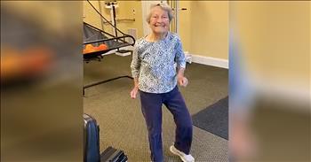 <b>7:</b> 91-Year-Old Dances The Jitterbug To 'Jailhouse Rock'