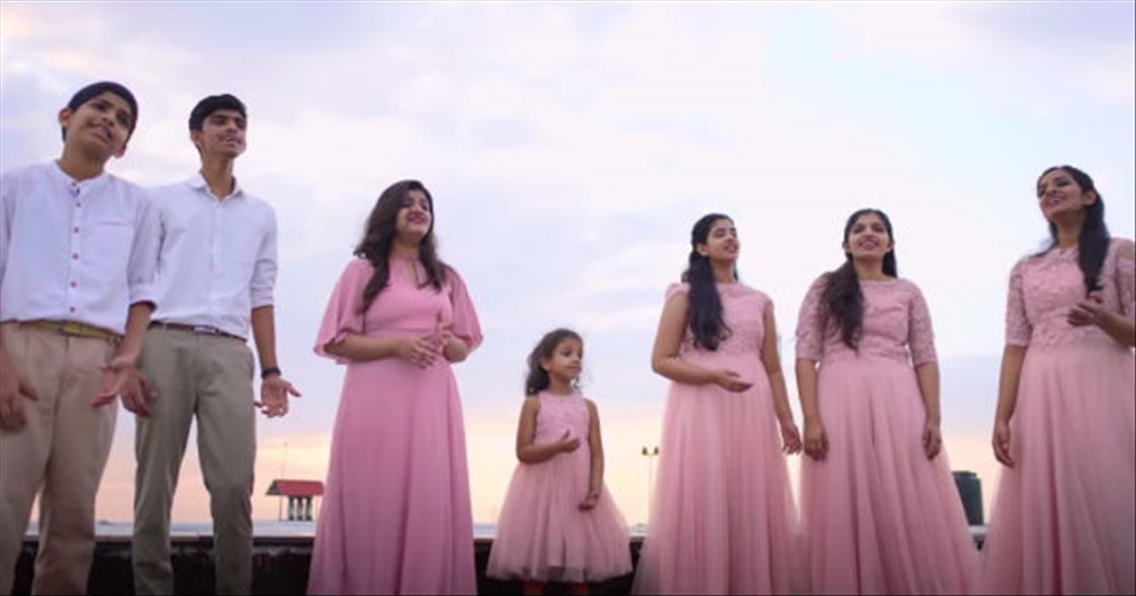 Family Of 7 Sings 'You Raise Me Up' By Josh Groban