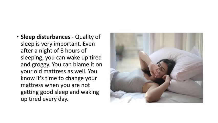 effects of sleeping on bad mattress