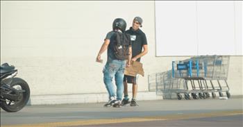 Generosity to a stranger goes a long way. In this video, a teen disguises himself as homeless and people’s kindness will restore your faith in humanity.

A group called, “I Like Giving” dressed a teenager named Jacob up as a homeless person for a good cause. Jacob does a social experiment where if a person gives to him, He gives them a gift card back for their decision to be generous. 

As Jacob goes up to people who are giving to him from their cars or from the street, he provides a gift card to them. Many of the individuals are shocked and encouraged to be given back to.

In the video, suddenly a guard comes up and tells him that he cannot panhandle in front of the store. He nicely asked him if he had someone to guard him. As the two teens describe what they are doing, they interview Carlos the guard. He shares that he is looking for the goodness of the heart. A young girl appears out of nowhere with cash and then they gift her. The girl’s mother is surprised by the financial return. The teens get pumped up and chest bump with Carlos. 

This video reminds us that God loves a cheerful giver. We as believers are called to give out of a heart of joy, not begrudgingly. As we witness the many people who choose to help Jacob in this clip, may it inspire us to be generous of the heart through the power of the Spirit of God in us. 

“The point is this: whoever sows sparingly will also reap sparingly, and whoever sows bountifully will also reap bountifully. Each one must give as he has decided in his heart, not reluctantly or under compulsion, for God loves a cheerful giver.” <a href="https://www.godtube.com/bible/2-corinthians/9-6">2 Corinthians 9:6-7</a>
