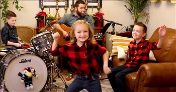Join Colt Clark and the Quarantine Kids as they perform a lively rendition of ‘It’s Beginning To Look A Lot Like Christmas.’ The holidays are here and there is no better way to get in the Christmas spirit than through song!

“It's beginning to look a lot like Christmas
Everywhere you go
There's a tree in the Grand Hotel, one in the park as well
It's the sturdy kind that doesn't mind the snow”

Colt Clark is a musician and father of three from Tampa, Florida. He normally makes his money through music, but when shelter-at-home orders were given during the COVID-19 health crisis, it meant Colt was out of work.

Rather than focus on the negative, Colt saw a unique opportunity for his entire family. That’s when Colt gathered his three kids, Cash, Beckett, and Bellamy and decided to start a band. Even their mom is a part of the group as the videographer and photographer for the band.

For months, during the height of quarantine, the talented family released classic covers and uplifting songs to bring joy to others. Even now, they’ve continued to use their unique gift to spread happiness and cheer.

And what better time of year for cheer than Christmas! Just listen as this lovable family band performs the classic holiday tune ‘It’s Beginning To Look A Lot Like Christmas.’

“It's beginning to look a lot like Christmas
Soon the bells will start
And the thing that'll make 'em ring is the carol that you sing
Right within your heart”

John 1:9-10 “The true light that gives light to everyone was coming into the world. 10 He was in the world, and though the world was made through him, the world did not recognize him.”
