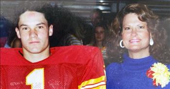 <p>Single moms work tirelessly to ensure their children have everything they &#39;need&#39; but sometimes there just isn&rsquo;t enough money for &#39;wants&#39; like letterman jackets.</p>

<p>Yet, this story is just incredible and you don&rsquo;t want to miss this video. A single mom couldn&rsquo;t afford her son&rsquo;s letterman jacket but divine intervention brings it back 28 years later.</p>

<p>Jed Mottely believes the letterman jacket he now proudly wears with pride is a message from his mom even though she passed away nine years ago. Jed and his brother Josh knew they were blessed to have such a great mom who ensured their every need was met.</p>

<p>She worked several jobs and loved them with every fiber of her soul. So when Jed asked to order a letterman&rsquo;s jacket when he was in high school, his mom said yes.</p>

<p>She figured she would find a way to scrimp up the $300 for the jacket. So, when the jackets came in, Jed couldn&rsquo;t wait to go pick his up. But that week his mom said she didn&rsquo;t have enough money.</p>

<p>After the first few weeks passed, Jed began to wonder if he would ever get the jacket but he just wanted to be like everyone else on this football team with a jacket. &quot;I didn&#39;t tell anybody.</p>

<p>I was a little embarrassed about it,&rdquo; he commented. Jed never got to wear the jacket, much less pay for it. Eventually, he graduated high school and moved on with his life. 28 years later, he got a call from his brother that left him astounded.</p>

<p>You see, Josh loves thrift shopping. He happened to walk into a store one afternoon and found hundreds of letterman jackets that had been donated to the store. Josh remembered how much Jed&rsquo;s jacket had meant to him and he also remembered how their mother was trying to save to get it.</p>

<p>On a hunch, he dug through all the jackets and he couldn&rsquo;t believe what he had found. It was Jed&rsquo;s jacket. It had Jed&rsquo;s football number on it. It was as if God was saying he understood the longing and the desire in Jed&rsquo;s heart. Immediately Josh called his brother.</p>

<p>&quot;He calls and says, &#39;Jed, was there any other Jeds in Chaparral in 1994?&#39;&quot; Jed recalled to the outlet. &quot;I said, &#39;Nah, just one.&#39; I looked down. He said, &#39;Dude, I just sent you this picture of your jacket.&#39; I couldn&#39;t believe it.&#39;&quot; Jed recalled.</p>

<p>After Josh purchased the jacket for Jed and sent it to him, they talked about this stunning find. They both feel as though it&rsquo;s divine intervention and they know their mother is looking out for them from heaven.</p>

<p>Jed now proudly wears the jacket everywhere. Now he has an incredible story of his mother&rsquo;s love and how our heavenly Father cares too.</p>

<p>Jed, wear your jacket proudly. It&rsquo;s a symbol of love!</p>

<p>Be still before the Lord and wait patiently for him; <a href="https://www.godtube.com/bible/psalms/37-7" target="_blank">Psalm 37:7</a></p>
