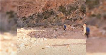<p>You will love this rendition of Amazing Grace!</p>

<p>A woman sings a powerful rendition of &lsquo;Amazing Grace&rsquo; in a canyon and it&#39;s just incredible. This video will have you humming the song the rest of the day and possibly inspire you to find a canyon and test out your vocal cords.</p>

<p>While on a trip to Utah, one hiker couldn&rsquo;t help but take out his video and record what was happening in front of him. A woman further up the trail took a moment to sing for the Lord. As her voice echoed through the canyon, it brought &ldquo;Amens&rdquo; and &ldquo;Hallelujahs&rdquo; from those who had the incredible chance to listen to her.</p>

<p>The hiker then posted the video online with the caption, &quot;Came across this lady singing in a canyon in Capitol Reef National Park, Utah.&quot;</p>

<p>Can you imagine going for a hike on a gorgeous day and taking in the beauty of all the things God created like the canyon in this video? You&rsquo;re walking along and taking in the stunning arches and the beauty of nature and then hear someone like this woman singing?</p>

<p>Even though you can&rsquo;t see the woman singing, you can see others in the video stop to pull out their phones to record the beautiful song as it echoes and reverberates off the canyon walls. It is truly captivating and reminds you just how amazing our great God is.</p>

<p>I imagine for those who had the privilege of hearing this woman sing, it made their hike extra special. Thank you to the person who posted this video online! It&rsquo;s an incredible reminder of how nature even echoes the glory of our mighty God.</p>

<p>&ldquo;Because your love is better than life, my lips will glorify you.I will praise you as long as I live,and in your name will lift up my hands.&rdquo; <a href="https://www.godtube.com/bible/psalms/63-3" target="_blank">Psalm 63:3-4</a></p>
