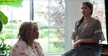 <p>Listen to these two talented teens sing a beautiful mashup of the songs 'Where Can I Turn For Peace? / Nearer My God To Thee.'</p>

<p>&ldquo;Nearer, my God, to thee, nearer to thee!<br />
E&rsquo;en though it be a cross that raiseth me.<br />
Where can I turn for peace? Where is my solace"</p>

<p>The two young women singing in this video are Evie Clair and Kirra Abplanalp. They both have such beautiful voices, and their harmonies are wonderful.</p>

<p>Evie Clair was a top 10 finalist on Season 12 of NBC&rsquo;s America&rsquo;s Got Talent as a singer, songwriter, and pianist. The video of her first AGT performance now has over 300 Million views. And when her first full album was released when she was 14 years old, it hit the pop charts at #49 just after her original song was featured in a movie soundtrack.</p>

<p>This video that Evie dropped on her YouTube channel was the first video she released in over 10 months. And she shared it just a few days before her wedding!</p>

<p>According to her <a href="https://www.evieclair.com/music-videos/hymn-mash-up-from-evie-clair-days-before-her-wedding/">website</a>, Evie &ldquo;gave no hints about this new video, but fans we&rsquo;re thrilled with one commenting &lsquo;Just what the world needs&rsquo; and another &lsquo;This was so beautiful. Got chills the second I hit play. God bless and Merry Christmas.&rsquo; They also loved that she included her little sister Kirra Abplanalp and her Aunt Christy Mann&rsquo;s beautiful accompanying cello.&rdquo;</p>

<p>"When other sources cease to make me whole?<br />
Still all my song shall be, nearer, my God, to thee,<br />
Nearer, my God, to thee, nearer to thee!&rdquo;&nbsp;</p>

<p>What a joyful performance from these two talented singers! We hope that this video was able to give your heart and soul a lift. May we always praise our God in heaven and look to Him to bring us peace.</p>
