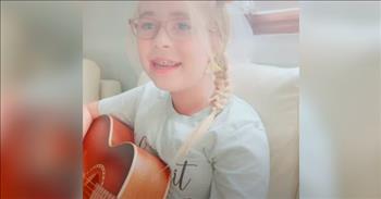 <p>Listen to this talented guitar-playing teen sing a beautiful rendition of &lsquo;I Got Saved.&rsquo;</p>

<p>If the girl in the video looks familiar to you, that&rsquo;s probably because you&rsquo;ve seen her singing alongside her family. Peyton Detty performs with her younger sister as &lsquo;The Detty Sisters&rsquo; and with their mom as &lsquo;The Detty Family.&rsquo;</p>

<p>God called this faithful family a few years ago to spread His Word through music. Although this took them outside of their comfort zones, Amber Detty and her girls began sharing their lovely voices with the world.</p>

<p>They have about 130,000 subscribers on Youtube both from their small, Ohio hometown and from across the country. It&rsquo;s easy to fall in love with this adorable family!</p>

<p>At the young age of 13, Peyton Detty can play guitar like a pro and sing like she&rsquo;s had a lifetime of vocal training! Children with outstanding talents like this are such blessings, and Peyton continuously uses her gift from God to share His love.</p>

<p>Beyond the family&rsquo;s impressive covers and music videos, they also post shorter music clips on TikTok &mdash; like this video of Peyton singing &lsquo;I Got Saved.&rsquo;</p>

<p>The gospel group, Selah, originally released &lsquo;I Got Saved&rsquo; about five years ago on their album titled, Unbreakable. The group tends to cover Christian classics like, &lsquo;You Raise Me Up,&rsquo; and they also create new inspiring worship music just like &lsquo;I Got Saved.&rsquo;</p>

<p>A small section of this song&rsquo;s lyrics shows just how powerful their music can be.</p>

<p>Since then I walk in forgiveness<br />
All of my guilt was erased<br />
The chains of the past<br />
Are broken at last</p>

<p>Songs like this are great for worshipers of all ages &mdash; Peyton shows us just that. Keep sharing your song and His word, Peyton! You are blessed with such a beautiful gift for music.</p>

<p><em>That if you shall confess with your mouth the Lord Jesus, and shall believe in your heart that God has raised him from the dead, you shall be saved. For with the heart man believes to righteousness; and with the mouth confession is made to salvation. <a href="http://godtube.com/bible/romans/10">Romans 10:9-10</a></em></p>
