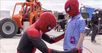 <p>Actor Tom Holland treated a brave little boy who saved his sister from a dog attack to a day he will never forget on the &quot;Spider-Man: No Way Home&quot; set.</p>

<p>Last summer, seven-year-old Bridger Walker made headlines when he jumped in front of a charging dog to save his sister. And his heroic act caught the attention of Tom Holland, the actor who plays Spider-Man. Tom commended Bridger for his bravery and invited him and his family to the set of the newest Spider-Man movie.</p>

<p>Bridger&rsquo;s dad, Robert, shared about the family&rsquo;s time on set on his Instagram and showed videos and photos of his kids spending time with the cast and crew. Tom took Bridger web-swinging, taught him Spider-Man&rsquo;s signature move, and even gave Bridger his own Spider-Man mask.</p>

<p>Robert said that Tom and other cast members &ldquo;made our kids feel like stars.&rdquo; In his Instagram caption, he wrote: &ldquo;The look on the kids&rsquo; faces was priceless when we rounded the blue screen to see Tom, in full costume, high above the set on a light post. It was emotional to see him wave at the kids like he was the one that was supposed to be excited &ndash; not the other way around.&rdquo;</p>

<p>He continued, &ldquo;A short time later, Tom and Zendaya came over. I will never forget the grace and kindness they showed our children. Zendaya immediately approached my teenage daughter and told her how much she loved her nails. I don&rsquo;t know if she will ever know how much that simple act means to me &ndash; to see my sweet daughter light up with self-confidence and joy.&rdquo;</p>

<p>What an incredible day on set for Bridger and his family! This brave little boy who saved his sister from a dog attack is already a hero, but how fun for him to meet a Marvel superhero!</p>
