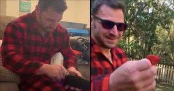 <p>In a sweet gesture, one girlfriend gives her colorblind boyfriend special glasses to allow him to see color. And his reaction to putting them on is just priceless!</p>

<p>In the video that the girlfriend made, she shared that her boyfriend has been colorblind since birth. And she was able to get him a pair of special sunglasses as a present in order for him to see full color for the first time.</p>

<p>As she films him opening his present, the boyfriend starts to realize what he has received as he pulls the glasses out of the box.</p>

<p>&ldquo;Is this what I think they are?&rdquo; he says as he wipes away happy tears from his eyes. What an incredible gift for him to receive, and what great anticipation he must have had before putting them on!</p>

<p>&ldquo;Thank you so much! I love you,&rdquo; the boyfriend says to his girlfriend after opening the gift. He gets up and gives her a hug before heading outside to try them on.</p>

<p>After wiping the happy tears away from his eyes, the boyfriend walks to the backyard and puts on his new special glasses. He looks around the backyard and takes in his surroundings. He looks at the trees, the grass, the sky, everything! It is clear to see that he is in awe! And he is wearing a big smile across his face!</p>

<p>Then he is given balloons that are red, yellow, green, blue, purple, and orange in order to look at them and see the different colors with his glasses on. What a wonderful gift for this colorblind man! He is truly so happy, and his girlfriend must love to see him taking in this joyful new experience.</p>

<p>May we look for ways to love the ones in our lives well and help create joyful memories for our loved ones. This is one gift that this boyfriend will never forget!</p>
