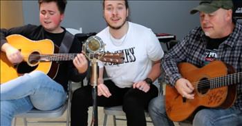 <p>Worship along as this family trio performs a stunning rendition of &lsquo;Amazing Grace.&rsquo;</p>

<p>Authored by John Newton, this beloved hymn was written as a way of giving thanks to the Lord after God granted John new life. As a sailor, John was known for his crude language and actions.</p>

<p>But one day at sea, John found himself caught in the middle of a terrible storm. John spent hours at the helm of the ship battling the waves and his thoughts started to turn to God.</p>

<p>After surviving the weather, John started his life as a Christian and dedicated himself to serving the Lord. The beautiful words of &lsquo;Amazing Grace&rsquo; were inspired by this incredible moment of self-revelation.</p>

<p>&ldquo;Amazing Grace,<br />
How sweet the sound that saved a wretch like me<br />
I once was lost, but now am found<br />
T'was blind but now I see&rdquo;</p>

<p>Today, The Sound is using these iconic words to praise our King. This family band is comprised of Rob Mills and his two sons, Levi and Jacob. Since 2017, they&rsquo;ve been using their unique sound to lead others in worship.</p>

<p>On their <a href="https://www.thesound.org/biography/">website</a>, The Sound is described as &ldquo;bold, fresh, excited, and talented. Above all else, they remain faithful to the cause of Christ.&rdquo;</p>

<p>Enjoy this Heaven-sent version of &lsquo;Amazing Grace&rsquo; from an incredible trio of artists.&nbsp;</p>

<p><a href="https://www.godtube.com/bible/psalms/107-1">Psalms 107:1</a> &ldquo;O give thanks to the LORD, for he is good: for his mercy endures for ever.&rdquo;</p>

<p>&nbsp;</p>
