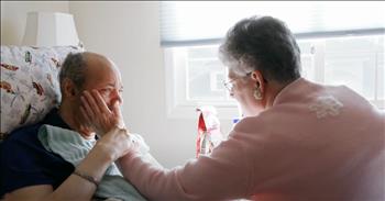 <p>There is nothing sweeter than a love story. In this video after 40 years apart, a couple finds each other again.</p>

<p>This clip is what the movies are made of and I would not be surprised if they made a film after this couple. Jeanne Gustavson shares about her &ldquo;chronic regret&rdquo; from not marrying the love of her life due to pressures to end things in the 70s since they were an interracial couple. Jeanne shows a yearbook from where she had a college sweetheart named Stephen Watts. They were in German class together and fell in love, however, her mother did not approve and she broke up with Stephen.&nbsp;</p>

<p>Jeanne decided to track Stephen down and he was in a nursing home. He was divorced with no kids. He was homeless and had two strokes, but she said he is still the wonderful man that she knew. Jeanne says all the feelings came rushing back. Jeanne moved him from the nursing home to her own. She is his caretaker now. The man says, &ldquo;I always loved you&rdquo; as tears fell from his eyes. These two probably thought that they would never have another opportunity to see each other again.</p>

<p>This story reminds us that nothing can separate us from the love of God. Even though racism stood in the way of their life together, their love never ended. God&rsquo;s love for us is eternal. Through Jesus, nothing can separate us from the love of God. We can be confident that He will never leave us or abandon us.</p>

<p><em>&ldquo;And I am convinced that nothing can ever separate us from God&rsquo;s love. Neither death nor life, neither angels nor demons, neither our fears for today nor our worries about tomorrow&mdash;not even the powers of hell can separate us from God&rsquo;s love. &nbsp;No power in the sky above or in the earth below&mdash;indeed, nothing in all creation will ever be able to separate us from the love of God that is revealed in Christ Jesus our Lord.&rdquo; <a href="https://www.godtube.com/bible/Romans/8-38">Romans 8:38-39</a></em></p>

<p>&nbsp;</p>
