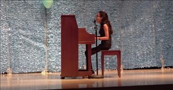<p>Watch as this 10-year-old rocks the stage with &ldquo;Bohemian Rhapsody&rdquo; and has everyone feeling a lotta Freddie Mercury during her school&rsquo;s talent show performance! Pretty and pint-sized, Kaitlyn Phan Wallace approaches the stage looking a smidge timid, but, boy, there&rsquo;s nothing shy about this young lady when she starts singing!</p>

<p>Kaitlyn takes her seat at the piano and the emcee introduces her, stating that &ldquo;our next performer is no stranger to the stage.&rdquo; And, that is clear as Kaitlyn plays the widely-recognized piano opening of the super hit&mdash;one that resonates with music lovers across multiple generations.&nbsp;</p>

<p>She&rsquo;s adjusted her microphone and checked her foot positioning, and Kaitlyn delivers the instrumental introduction perfectly. As she sings the first words of the ballad, it&rsquo;s obvious that her piano and vocal gifts are both exceptional. Incidentally, Kaitlyn plays several instruments, including guitar and drums.&nbsp;&nbsp;&nbsp;&nbsp;&nbsp;&nbsp;</p>

<p>The everyday listener can hear the vibrato in her voice and observe her strength and control as she renders each impactful word of the song. And, her transition from &ldquo;Bohemian Rhapsody&rdquo; to &ldquo;The Show Must Go On&rdquo; is impressive. Kaitlyn draws out the final word of her first selection just long enough, without going flat, and moves seamlessly into the second.&nbsp;</p>

<p>The camera scans the audience, which includes a lot of white shirts. This may very likely be a private school, where uniforms are the norm. Hopefully, none of these students will ever experience hardships like Mr. Mercury did when his bandmate <a href="https://www.songfacts.com/facts/queen/the-show-must-go-on">Brian May penned the song. &ldquo;The Show Must Go On&rdquo; </a>allows Kaitlyn to demonstrate her range as she hits the high notes required during the last moments of her performance.&nbsp;&nbsp;</p>

<p>When Kaitlyn finishes, she pops up, bows to the crowd, and bounces off the stage in the most unassuming way&mdash;just as she had begun. While the kiddos in the audience may not have recognized the songs Kaitlyn performed, they know she did a great job!&nbsp;</p>

<p>Kaitlyn has a diverse taste, by the way. She sings Christian songs and Southern Rock, as well as other genres on her YouTube channel,<a href="https://www.songfacts.com/facts/queen/the-show-must-go-on"> KW Adventures</a>. Kaitlyn turned ten on the day of the talent show, and this little princess did her very best to make Queen proud!&nbsp;</p>

<p><em>&ldquo;Therefore encourage one another and build each other up, just as in fact you are doing.&rdquo; <a href="https://www.godtube.com/bible/1-thessalonians/5-11">1 Thessolonians 5:11</a></em></p>

<p>&nbsp;</p>

<p>&nbsp;</p>
