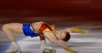 <p>Alexandra Trusova has already earned a place among the superheroes of figure skating with her Wonder Woman ice skating routine that is a positively gravity-defying spectacle! And, in addition to her stunning demonstration of athleticism, there&rsquo;s a lot about this waifish Russian skater that&rsquo;s not as obvious!&nbsp;&nbsp;</p>

<p>Watch as Alexandra (a.k.a. Sasha) takes to the ice in a basic, black trench coat. That&rsquo;s not the blingy bodysuit we are accustomed to seeing, but it sets the subdued and subtle tone for the opening of her performance.</p>

<p>After the applause fades, we hear the sound of a helicopter. Alexandra, as Wonder Woman, looks to the skies with an expression that indicates she knows there&rsquo;s something bad coming&mdash;a battle that will soon need to be fought. Until that clash, Wonder Woman skates in quiet contemplation to &ldquo;Song to the Siren.&rdquo; This is the calm before the storm.</p>

<p>At about 1:30 minutes into the video, Alexandra spins and kneels, and unties her belted coat. That action might be the only one in the entire video that seems to challenge Alexandra in any way! As she becomes unbound, she looks up toward the audience, seemingly excited to show them what comes next. That expression belongs to Alexandra rather than Diana&rsquo;s alter ego! The remainder of the video is set to &ldquo;Wonder Woman Defending/And What Rough Beast.&rdquo;&nbsp;</p>

<p>Now we see Wonder Woman in all her glory. Though this WW version has a tiny frame at about 5&rsquo;2&rdquo; and 93 pounds, she&rsquo;s fierce in her blue, red, and gold costume. Her bedazzled headband and &ldquo;<a href="https://en.wikipedia.org/wiki/Wonder_Woman%27s_bracelets#:~:text=The%20Bracelets%20of%20Submission%20are,strength%20of%20the%20human%20ego.">bracelets of submission</a>&rdquo; complete the look and provide all the power she needs! Alexandra runs, slides, skate-kicks, and spins for nearly 90 seconds until the music and mood calms again.&nbsp;</p>

<p>Within mere moments, Alexandra is precariously close to the ice in a back-bending and bone-breaking maneuver. The fight has resumed, and this move may be a visual representation of some of Wonder Woman&rsquo;s more extreme pickles! In the end, Wonder Woman is the victor and Alexandra comes in 3rd place at the 2022 contest in Tallinn, Estonia.&nbsp;</p>

<p>Here&rsquo;s what you may not know about 17-year-old Alexandra. She is sometimes referred to as the &ldquo;<a href="https://en.wikipedia.org/wiki/Alexandra_Trusova">Russian Rocket</a>&rdquo; and the &ldquo;Quad Queen.&rdquo; The first moniker is obvious. The second, though it could point to an amazing muscle group, is because Alexandra is the first female skater to master four distinct types of quadruple jumps.</p>

<p>Alexandra&rsquo;s red hair matches the fiery persona she assumes in this routine, but that&rsquo;s not her natural color. And, you may have noticed that she holds a substantial bun at the back of her head. She&rsquo;s changed colors, but the skater&rsquo;s hair is famous for its extreme length. It extends well past her waist. Imagine coloring all of that!</p>

<p>Finally, at the ripe old age of 16, Alexandra is the subject of a biography titled The Girl Who Defies Gravity. With all of her accomplishments, she may be the character in a young woman&rsquo;s performance one day. She&rsquo;s certainly a real-life wonder!</p>

<p><em>&ldquo;I praise you because I am fearfully and wonderfully made; your works are wonderful, I know that full well.&rdquo; <a href="https://www.godtube.com/bible/psalms/139-14">Psalm 139:14</a></em></p>
