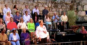 <p>Check out this live performance of the song &lsquo;Awesome God&rsquo; at the Tower of David in Jerusalem.</p>

<p>&ldquo;When He rolls up His sleeves, He ain't just putting on the ritz (Our God is an awesome God)<br />
There's thunder in His footsteps and lightning in His fists (Our God is an awesome God)<br />
And the Lord wasn't joking when He kicked 'em out of Eden"</p>

<p>This video is from 2005 of Gaither Voices Mark Lowry, Marshall Hall, and Jessy Dixon performing the worship song &lsquo;Awesome God.&rsquo; The whole group sounds wonderful together, and it is powerful to hear all of the voices together proclaiming the goodness of God.</p>

<p>&nbsp;"It wasn't for no reason that He shed His blood, His return is very close<br />
And so you better be believing that our God is an awesome God<br />
Our God is an awesome God, He reigns from heaven above<br />
With wisdom, power, and love, our God is an awesome God&rdquo;</p>

<p>The song &lsquo;Awesome God&rsquo; was written in 1988 by Rich Mullins. It was his first single from the album Winds of Heaven, Stuff of Earth. It quickly became a popular congregational song, and soon it became Rich Mullin&rsquo;s signature song. Yet, he has shared that he does not think the song is his best work.</p>

<p>&ldquo;You know, the thing I like about Awesome God is that it's one of the worst-written songs that I ever wrote; it's just poorly crafted,&rdquo; Rich <a href="https://en.wikipedia.org/wiki/Awesome_God">said</a>. &ldquo;But the thing is that sometimes, I think, that when you become too conscientious about being a songwriter, the message becomes a vehicle for the medium. This is a temptation that I think all songwriters have. I think a great songwriter is someone who is able to take a very meaningful piece of wisdom - or of folly or whatever - and say it in a way that is most likely to make people respond. But, what you want them to respond to is not how cleverly you did that; what you want them to respond to is your message.&rdquo;</p>

<p>&lsquo;Awesome God&rsquo; is a song that has remained impactful to the Church, and we hope that you enjoyed listening to it in this video today!</p>
