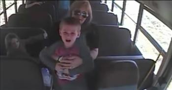 <p>Most folks that take CPR classes secretly hope they will never have to actually use the skills they&rsquo;ve learned, but this quick-thinking Oklahoma bus driver had the opportunity to test her knowledge when she saved a choking 5-year-old on her bus!</p>

<p>Ginger Maxville is a special education teacher&rsquo;s aide and a bus driver for Mannford Public Schools. Watch Ms. Ginger woman up in this video and take care of a little guy in a crisis like a life-saving pro!</p>

<p>The video begins as Ginger tries to learn why the youngster is not sitting in his seat. As she explains later, she thinks he&rsquo;s teasing or ignoring her directions, but she is immediately advised otherwise. The boy&rsquo;s sister speaks up to let her bus driver know that his little brother has a coin in his mouth.</p>

<p>We hear Ginger respond, &ldquo;He&rsquo;s got a coin? Oh my Lord, are you serious?&rdquo;&nbsp;</p>

<p>Notice that the bus is nearly empty. Ginger was probably nearing the end of her route and ready to call it a day. But, that wasn&rsquo;t to be! She parked her coach and dove into action.&nbsp;</p>

<p>Ginger moves the gasping, red-faced boy into the aisle of the bus and gives him five or six thrusts. She&rsquo;s using the Heimlich Maneuver for the first time in her 17-year career. He spits up a little at first, but Ginger assures him that&rsquo;s okay. And, with a few more jolts, the coin comes up!</p>

<p>Can you imagine Ginger&rsquo;s relief! It appears that sister wasn&rsquo;t too worried; she must have known that Mrs. Maxville was going to come through! That she did!&nbsp;&nbsp;&nbsp;</p>

<p>Ginger puts the boy back into his seat, and she walks back to her spot to grab something. When she returns to the boy, she wipes his face with a tissue, gives him a hug, and warns him never to do that again&mdash;all in the most loving and motherly way!&nbsp;&nbsp;</p>

<p>The interview ends with Ginger giving the glory to God, saying that He was just working through her. &ldquo;I&rsquo;m just glad we got it done,&rdquo; she says!</p>

<p>If this video is any indication, Ginger is probably getting it done every day for the kids at Mannford. Boy, aren&rsquo;t they lucky!</p>

<p><em>&ldquo;Whatever you do, work at it with all your heart, as working for the Lord, not for human masters,&rdquo; <a href="https://www.godtube.com/bible/colossians/3-23">Colossians 3:23</a></em></p>
