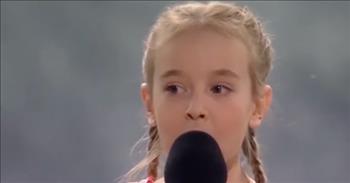 <p>Only in a world where circumstances sometimes change in an instant is it possible for a precious 7-year-old to sing &ldquo;Let If Go&rdquo; in a bomb shelter and find herself singing her country&rsquo;s national anthem on a concert stage within a month&rsquo;s time! But, that is our world, and that is exactly what happened to Amelia Anisovych!</p>

<p>Amelia is one of the <a href="https://www.youtube.com/watch?v=pTUFFRInNLg">3.5 million refugees</a> that have now left Ukraine following the invasion of Russia. Watch here Amelia&rsquo;s two beautiful, but starkly different performances.&nbsp;</p>

<p>In the first, introduced by CNN&rsquo;s Anderson Cooper, Amelia sings at the invitation of a woman named <a href="https://www.dailymail.co.uk/news/article-10584403/Ukrainian-girls-touching-rendition-Let-Frozen-moves-men-tears-bomb-shelter.html">Marta Smekhova</a>, who had visited the shelter to help decorate it. Though we don&rsquo;t see a lot of the surroundings, it does look cluttered with benches and desks and people. Perhaps, a bit of decorating was in order.&nbsp;</p>

<p>Amelia&rsquo;s mother gave Marta permission to record her daughter as she sang &ldquo;Let It Go&rdquo; from the Disney movie Frozen. Amelia sings as if nothing is wrong because she loves to sing. But, for those watching in the shelter and half a world away, there is a combination of emotions.&nbsp;</p>

<p>While Amelia&rsquo;s sweet voice combined with the lyrics of the song are a light in the darkness, they also illuminate the sadness so many feel for the Ukrainian people.&nbsp;</p>

<p>Here are a few lines from the song that Princess Elsa belts out in Frozen.&nbsp;</p>

<p>Let it go, let it go<br />
You&#39;ll never see me cry<br />
Here I stand and here I stay<br />
Let the storm rage on</p>

<p><a href="https://www.dailymail.co.uk/news/article-10584403/Ukrainian-girls-touching-rendition-Let-Frozen-moves-men-tears-bomb-shelter.html">Marta commented</a>, &ldquo;From the first word in the [bomb shelter] came complete silence... everyone put their business aside and listen[ed] to a song by this girl who was just beaming light... even men couldn&#39;t hold back the tears.&rdquo;&nbsp;</p>

<p>Watch as Amelia finishes. She&rsquo;s unsure what the reaction will be, but the cheers and applause bring this brave little princess great happiness. She covers her smile as if embarrassed, having no idea just how many people will hear her sing!&nbsp;</p>

<p>Marta posted the video to social media, and it went viral. Affecting and poignant, Amelia&rsquo;s song caused organizers of the &ldquo;Together for Ukraine&rdquo; charity concert to ask Amelia to sing &ldquo;Glory and Freedom of Ukraine Has Not Yet Perished,&rdquo; which is also known as &ldquo;The State Anthem of Ukraine.&rdquo; The song was designated as Ukraine&rsquo;s national anthem in 2003.</p>

<p>Here are a couple of <a href="https://www.lyricsondemand.com/n/nationalanthemlyrics/ukrainenationalanthemlyrics.html">lines of lyrics from that song</a>.</p>

<p>Ukraine is not yet dead, nor its glory and freedom,<br />
Luck will still smile on us brother-Ukrainians.</p>

<p>Watch as Amelia, now with her hair fixed into two braids and wearing the embroidered dress that is the custom of Ukraine, sings to a crowd of thousands at a giant stadium in Lodz, Poland. She sings confidently and without reservation, just as she did back in Kyiv.&nbsp;</p>

<p>Again, as she finished her performance, she looks expectantly at the audience, not knowing how they will respond. Of course, they are moved by this little girl with an angelic voice and indomitable spirit. They applaud, and Amelia beams and takes a bow!</p>

<p>Amelia told Marta that she wanted to be a singer one day. One day came much sooner than Amelia could have ever expected. Hopefully, something will change overnight or next week.&nbsp;</p>

<p>Hopefully, peace will be restored to Ukraine and the families there can be reunited, sleeping safe and sound once again.&nbsp;</p>

<p><em>&ldquo;Pray this way for kings and all who are in authority so that we can live peaceful and quiet lives marked by godliness and dignity.&rdquo; <a href="https://www.godtube.com/bible/1-timothy/2-2">1 Timothy 2:2</a></em></p>
