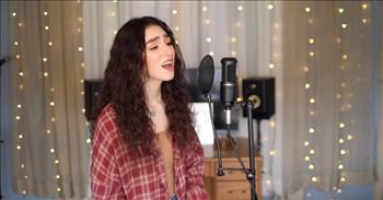 <p>In this stunning video, God is glorified through an amazing voice. An American Idol alum sings, &ldquo;Lord From Sorrows Deep&rdquo; Worship Hymn.</p>

<p>Genavieve Linkowski, a former American Idol contestant sings, &ldquo;Lord From Sorrows, Deep I Call: by Matt Boswell and Matt Papa. She has a rich and beautiful voice. She stands in front of the mic and sings confidently. As she sings about the thorn remaining and that her heart will still praise her God.</p>

<p>Genavieve's voice is angelic and peaceful. She sings about praising the Lord in the midst of the difficulties in life, you cannot help but be encouraged watching her. The message from this song reminds us of the power and strength that Christ gives us even in the hardest moments in life.&nbsp;</p>

<p>She declares that even if losing her life, Jesus will be her treasure. Genavieve lifts her hands in worship. This young woman radiates the love and joy of God. She sings from the depths of who she is and is powerfully used by the Lord to bless any who hear her.</p>

<p>The chorus&rsquo; lyrics proclaim:</p>

<p>And oh, my soul, put your hope in God<br />
My help, my rock, I will praise Him<br />
Sing, oh, sing through the raging storm<br />
You're still my God, my salvation</p>

<p>This song reminds us today that even in the trials and hardships of this life, we have hope in God because of Jesus. He is our strength and we can praise Him even in the pain.&nbsp;</p>

<p>We can sing to Him in the dark moments because He is unchanging and never leaves us. If you are feeling discouraged or down in the difficulties of life today, let this video be a reminder that you can find the strength to worship God in it all.</p>

<p><em>&ldquo;O my Strength, I will sing praises to you, for you, O God, are my fortress, the God who shows me steadfast love." <a href="https://www.godtube.com/bible/Psalms/59-17">Psalm 59:17</a></em></p>
