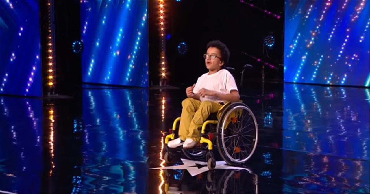 13-Year-Old With Brittle Bone Disease Leaves The Judges Rolling With Comedy Song