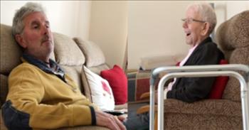 <p>This is one of the most delightful stories going viral and you don&rsquo;t want to miss it. It&rsquo;s a heartwarming moment when a son sings to his 98-year-old father.&nbsp;</p>

<p>During the height of the pandemic, the elderly were more isolated than most because it was too dangerous to be in contact with the general public. Oftentimes, families would go months without seeing each other. And this man by the name of John also went months with limited contact too.&nbsp;</p>

<p>But his family stopped in to see John and spend some precious quality time together. And what would be more precious than not only having your son visit but having your son sing to you as well!</p>

<p>In this video, you can see John is frail but well-loved by his family. As the camera zooms in to capture the expression of joy on his face, you can hear John&rsquo;s son John Junior singing him an old melody that happens to be John&rsquo;s favorite. It&rsquo;s an old <a href="http://www.rampantscotland.com/songs/blsongs_young.htm">Scottish</a> traditional song that tells the story of a man who fell in love but Maggie passed away. Even though the singer is now entering his older years, he often thinks of Maggie and talks to her.&nbsp;</p>

<p>The haunting love song is one John Jr knows by heart as he sings it perfectly with ease as he sits relaxed on the couch while his father listens. I love the joyful smile that erupts on John&rsquo;s face as he listens to his son. Moments like this as we age are precious.&nbsp;</p>

<p>We live such busy lives and sometimes we forget that spending time together is one of the most precious gifts God has given us. We hope you were just as delighted as John was to hear his song sing.&nbsp;</p>

<p><em><a href="https://www.godtube.com/bible/2-corinthians/6-8">2 Corinthians 6:18</a> &quot;And I will be a father to you, and you shall be sons and daughters to me, says the Lord Almighty.&quot;</em></p>
