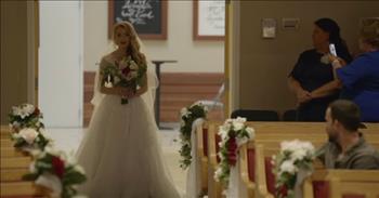 <p>There are so many memorable moments in life and weddings are definitely one of them. In this video, a bride surprises everyone and sings, &#39;I Choose You&#39; walking down the aisle.</p>

<p>This video starts showing images of flowers, candles, and church aisles as the wedding of a couple is getting ready to take place. Everything is so beautifully done.&nbsp;</p>

<p>As &ldquo;Canon in D&rdquo; plays we watch the processional as family and friends come down the aisle in anticipation of the bride. We see precious flower girls and ring bearers walk. Finally, a little boy brings a sign that reads, &ldquo;Here Comes the Bride&rdquo; as the music fades.&nbsp;</p>

<p>When the door opens and the bride appears, she stops and sings &quot;I Choose You&quot; {The Wedding Song}&nbsp; by Ryann Darling. She looks straight at her groom and sings to him from her heart in front of everyone.&nbsp;</p>

<p>It is a unique experience to watch. As she begins to walk on the second verse the audience stands. She sings with passion and is a beautiful bride. It is almost as if she is singing her vows to her husband. Friends and family are excitedly taking videos of her performance.&nbsp;</p>

<p>Then, she meets her father and grabs him by the arm. He takes her to her groom. Then they walk to the altar.&nbsp;</p>

<p>This clip reminds us of the true love that two people can have in this life. Human love is only an imperfect model of Christ&rsquo;s perfect love for us. He is relentless and constantly pursuing our hearts. We can be reminded today and every day that Jesus truly does love us.</p>

<p><em>&ldquo;There is no fear in love, but perfect love casts out fear. For fear has to do with punishment, and whoever fears has not been perfected in love.&rdquo; <a href="https://www.godtube.com/bible/1-John/4-18">1 John 4:18</a></em></p>
