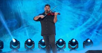 <p>This is an incredible performance that is well worth watching. In this video, a violinist named S&eacute;bastien Savard stuns the judges with an epic musical balancing act.</p>

<p>As S&eacute;bastien begins to perform, he starts off his musical audition with confidence, poise, and flare. His song sounds very Middle Eastern and intriguing. He goes from slow to fast. He hits every note with precision.&nbsp;</p>

<p>He then gets the audience pumped up about what is coming. He is almost conducting them in their cheers. He then begins to play an Irish jig, and the judges are amused. He flips the violin to his back and plays backward.&nbsp;</p>

<p>He does a little dance and turns as he plays without looking, and the judges smile and laugh. Just when you think that he is done, the music kicks up a notch. S&eacute;bastien grabs a cello nearby and balances it on his chin.&nbsp;</p>

<p>While the cello is balancing, he plays his violin, and the cello never falls. Then, when you think he is finished, he grabs another cello attached to a long pole and performs his trick again. One judge is so impressed that she stands and claps.&nbsp;</p>

<p>I love that this performance is unique and unexpected. S&eacute;bastien pulls out all of his best surprises. This reminds us of how fun it is to be amazed. Our Creator God is the most amazing of all. As believers, we can see how the Lord is marvelous and His works are incredible. May we never get tired of being in awe of Him.</p>

<p><em>&ldquo;The heavens declare the glory of God, and the sky above proclaims his handiwork. Day to day pours out speech, and night to night reveals knowledge.&rdquo; <a href="https://www.godtube.com/bible/Psalm/19-1">Psalm 19:1-2</a></em></p>
